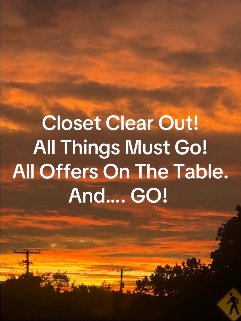 Closet Close Out!!!